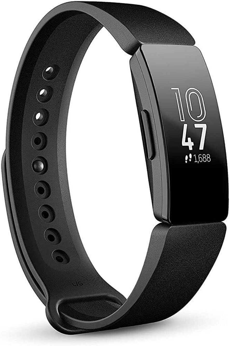 Fitbit Inspire Fitness Tracker Wristband S/P L/G Box Set Smartwatch Black